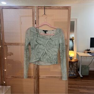 Women's Tie Dye Mesh Top